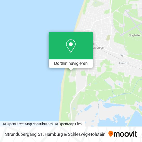 Strandübergang 51 Karte