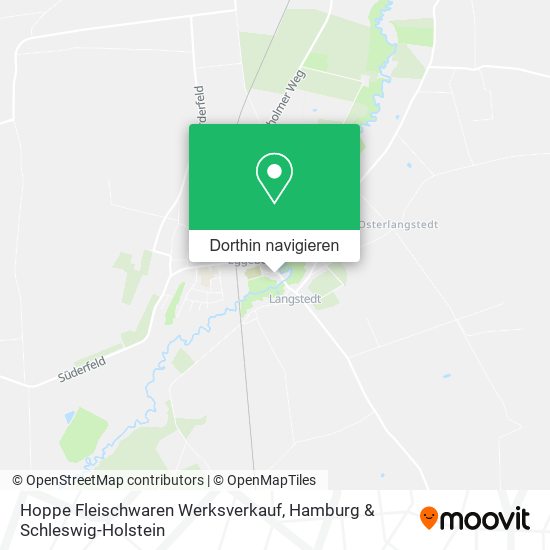 Hoppe Fleischwaren Werksverkauf Karte
