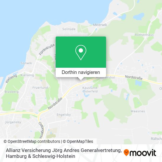 Allianz Versicherung Jörg Andres Generalvertretung Karte
