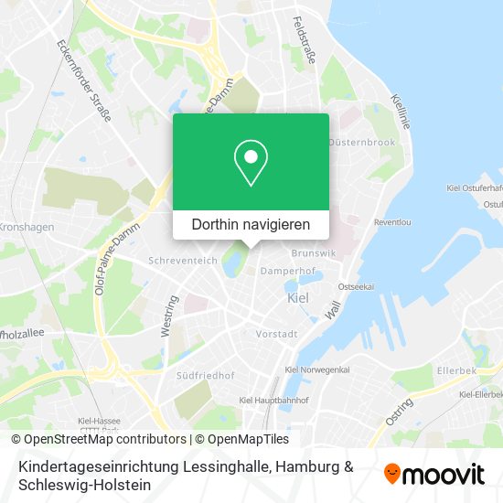 Kindertageseinrichtung Lessinghalle Karte