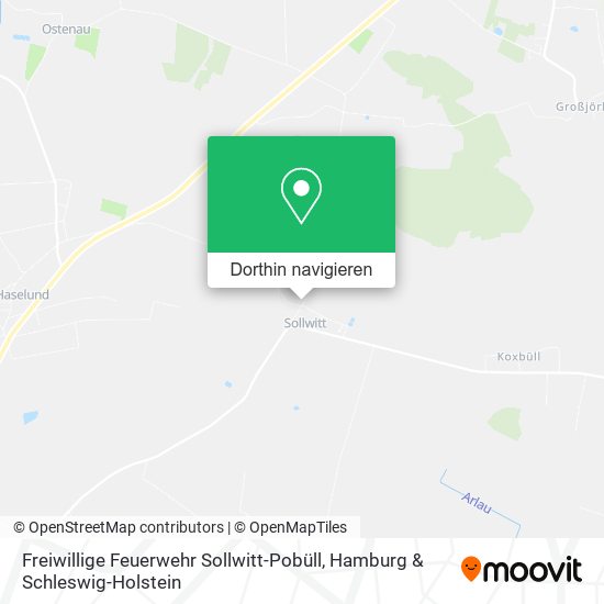 Freiwillige Feuerwehr Sollwitt-Pobüll Karte