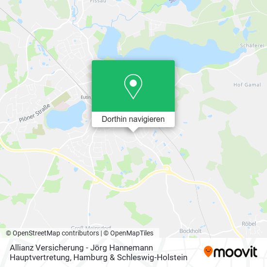 Allianz Versicherung - Jörg Hannemann Hauptvertretung Karte