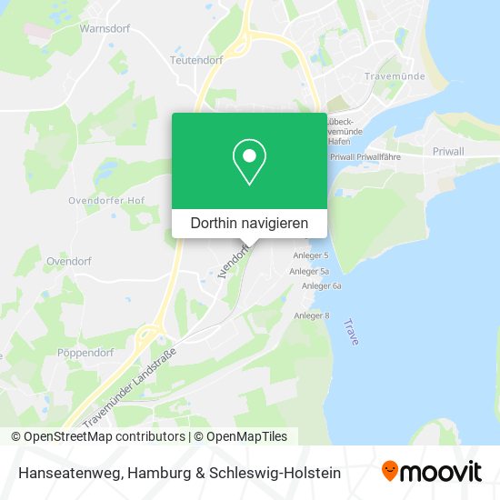 Hanseatenweg Karte