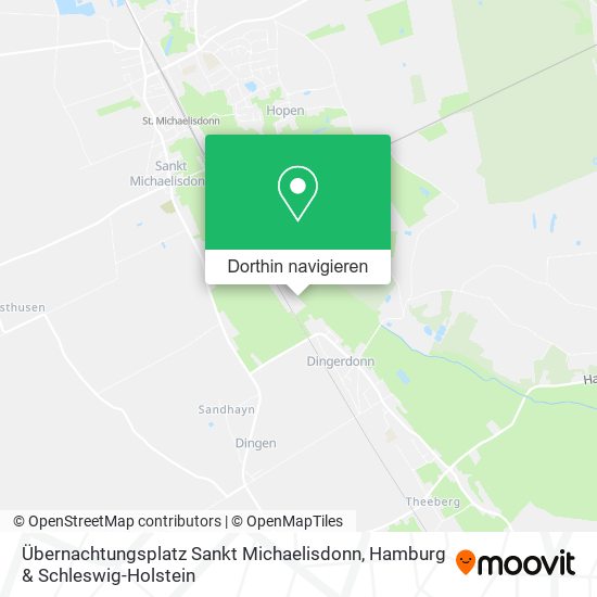 Übernachtungsplatz Sankt Michaelisdonn Karte