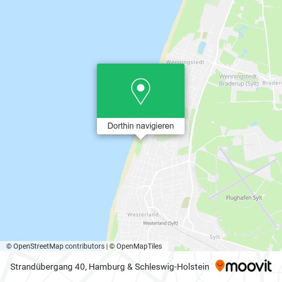 Strandübergang 40 Karte