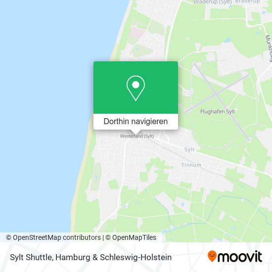 Sylt Shuttle Karte