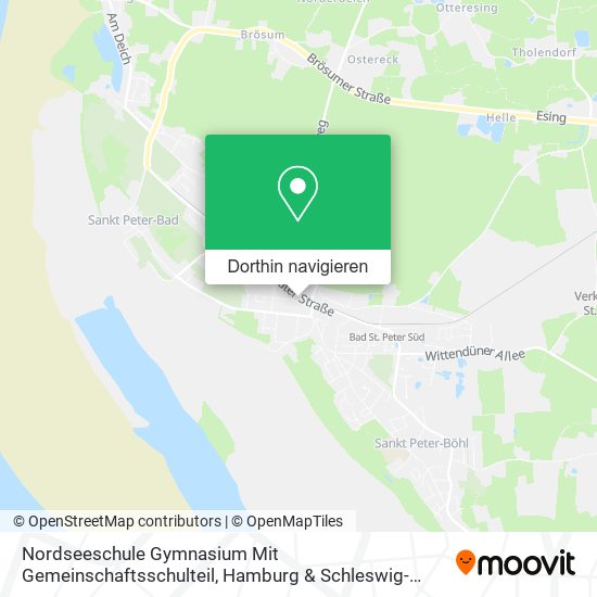 Nordseeschule Gymnasium Mit Gemeinschaftsschulteil Karte