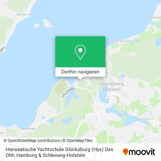 Hanseatische Yachtschule Glücksburg (Hys) Des Dhh Karte
