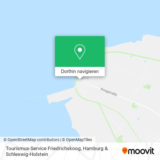 Tourismus-Service Friedrichskoog Karte