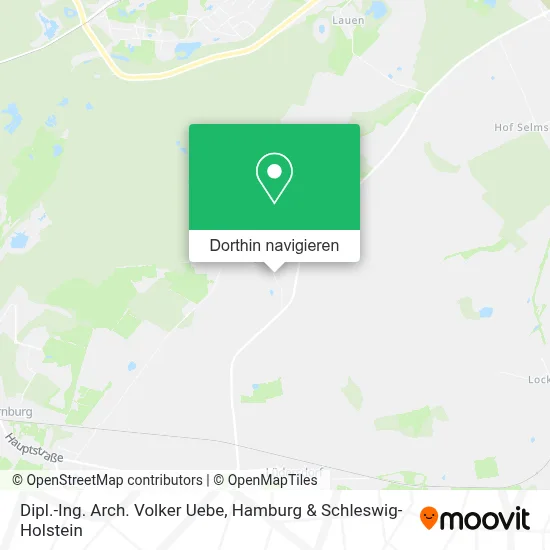 Dipl.-Ing. Arch. Volker Uebe Karte