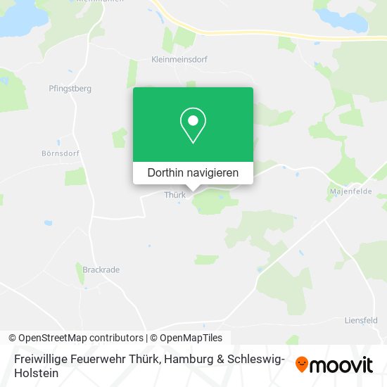 Freiwillige Feuerwehr Thürk Karte