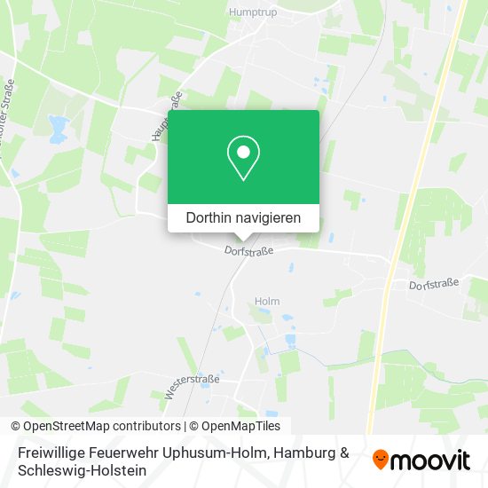 Freiwillige Feuerwehr Uphusum-Holm Karte