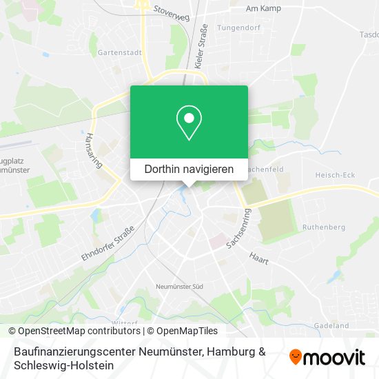 Baufinanzierungscenter Neumünster Karte