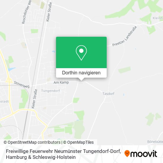 Freiwillige Feuerwehr Neumünster Tungendorf-Dorf Karte