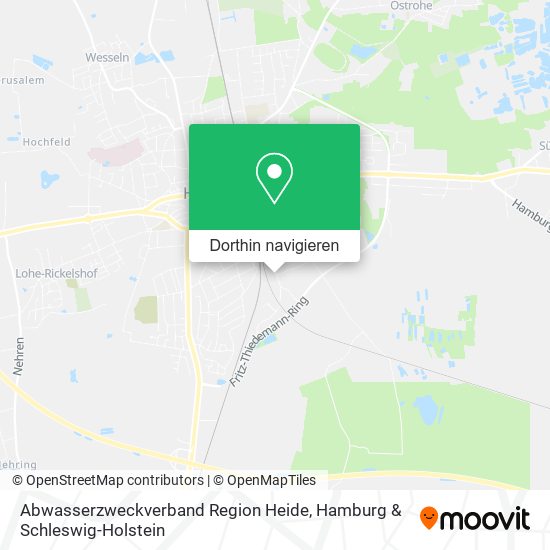 Abwasserzweckverband Region Heide Karte