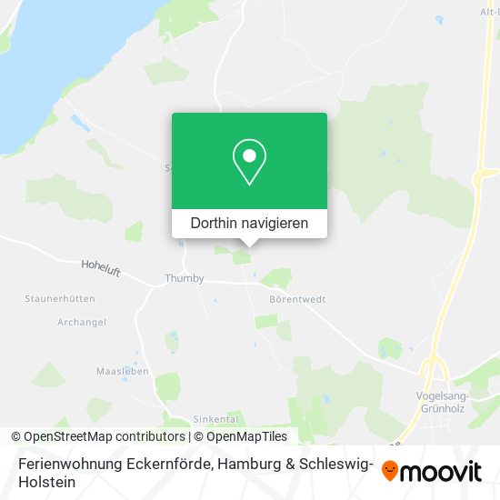 Ferienwohnung Eckernförde Karte