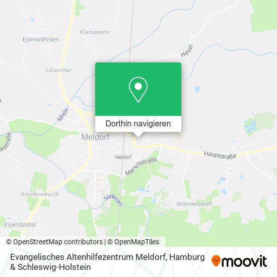 Evangelisches Altenhilfezentrum Meldorf Karte