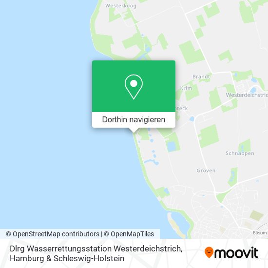 Dlrg Wasserrettungsstation Westerdeichstrich Karte