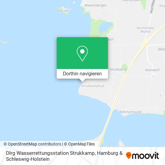 Dlrg Wasserrettungsstation Strukkamp Karte