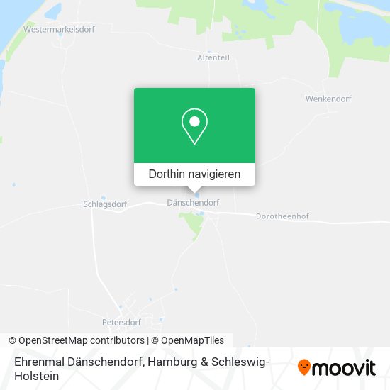 Ehrenmal Dänschendorf Karte