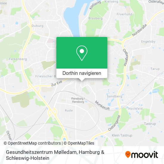 Gesundheitszentrum Mølledam Karte