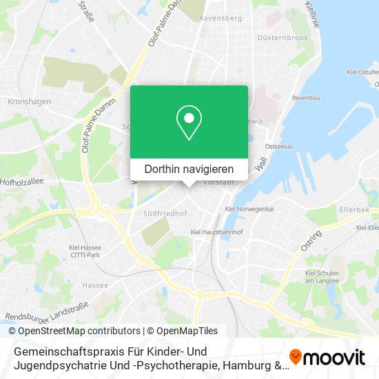 Gemeinschaftspraxis Für Kinder- Und Jugendpsychatrie Und -Psychotherapie Karte