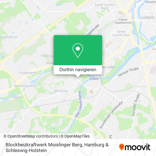 Blockheizkraftwerk Moislinger Berg Karte