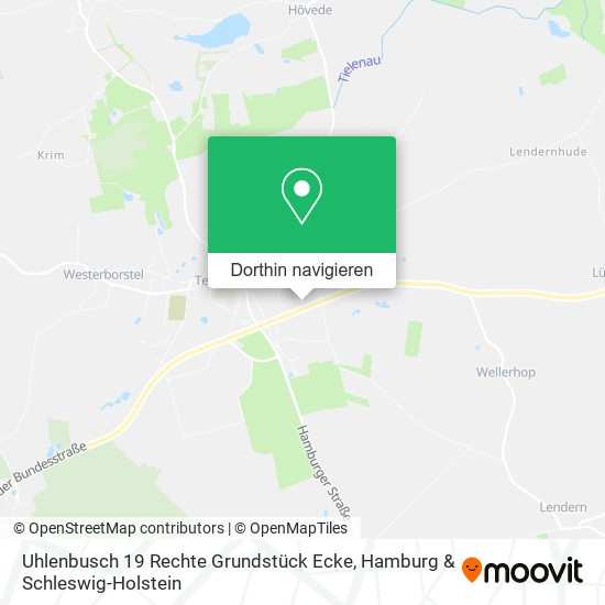 Uhlenbusch 19 Rechte Grundstück Ecke Karte