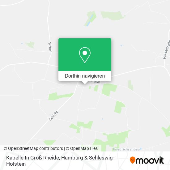 Kapelle In Groß Rheide Karte