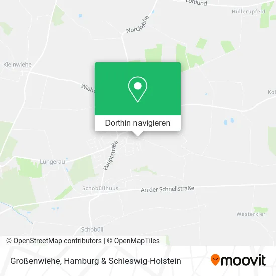 Großenwiehe Karte