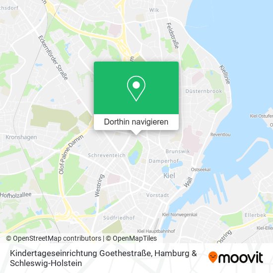 Kindertageseinrichtung Goethestraße Karte