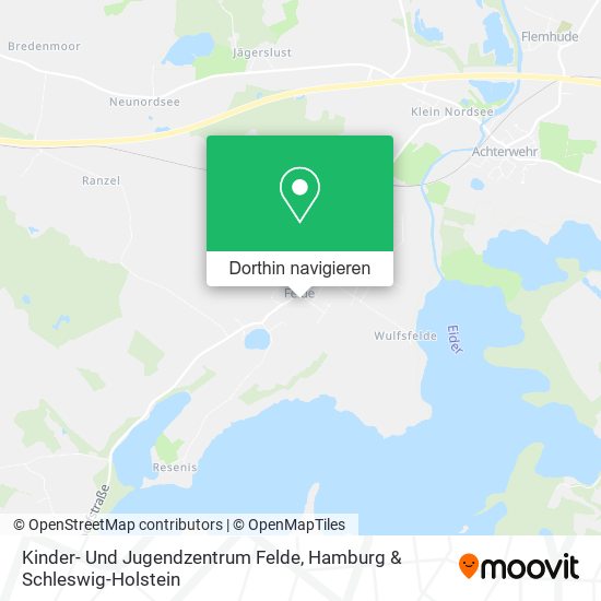 Kinder- Und Jugendzentrum Felde Karte