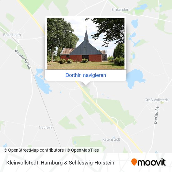 Kleinvollstedt Karte