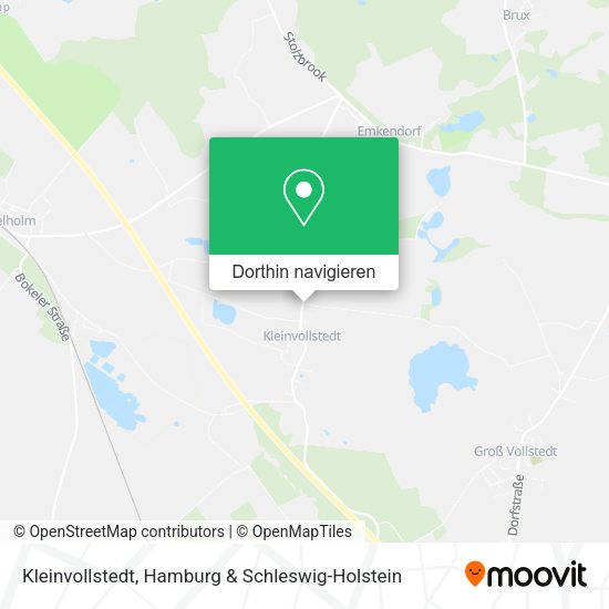 Kleinvollstedt Karte