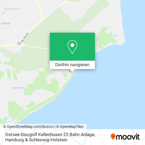 Ostsee Discgolf Kellenhusen 22 Bahn Anlage Karte