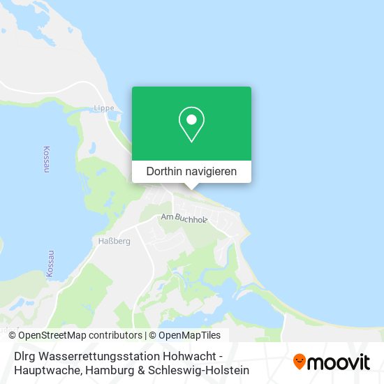 Dlrg Wasserrettungsstation Hohwacht - Hauptwache Karte