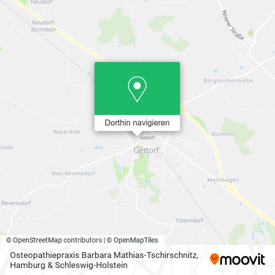 Osteopathiepraxis Barbara Mathias-Tschirschnitz Karte