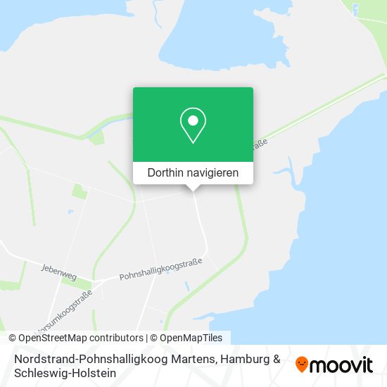 Nordstrand-Pohnshalligkoog Martens Karte