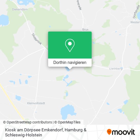 Kiosk am Dörpsee Emkendorf Karte