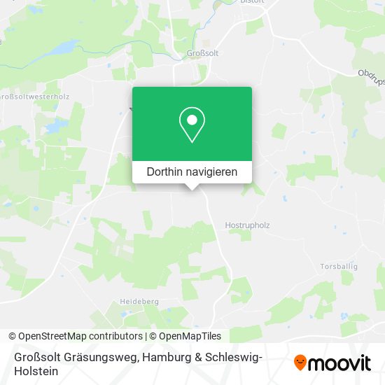 Großsolt Gräsungsweg Karte