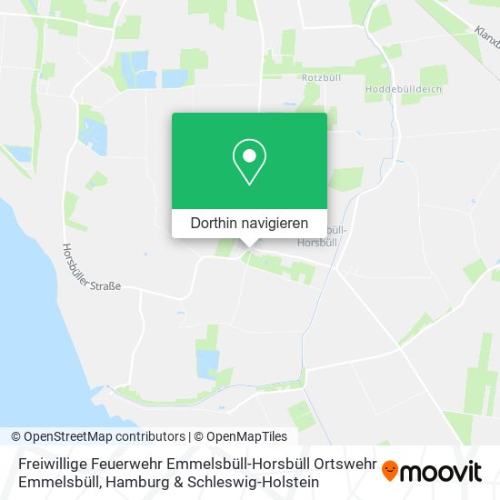 Freiwillige Feuerwehr Emmelsbüll-Horsbüll Ortswehr Emmelsbüll Karte