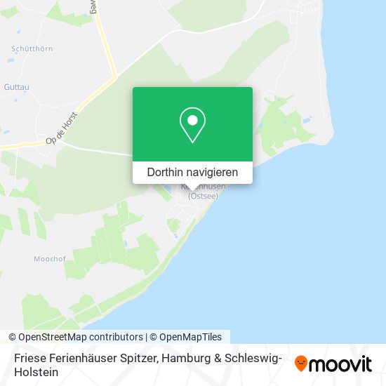 Friese Ferienhäuser Spitzer Karte