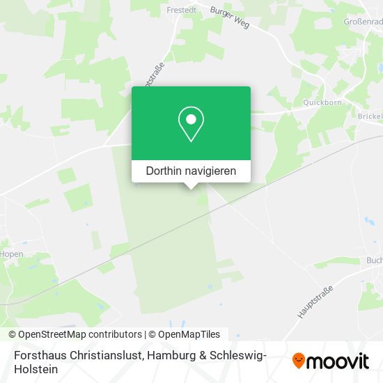 Forsthaus Christianslust Karte