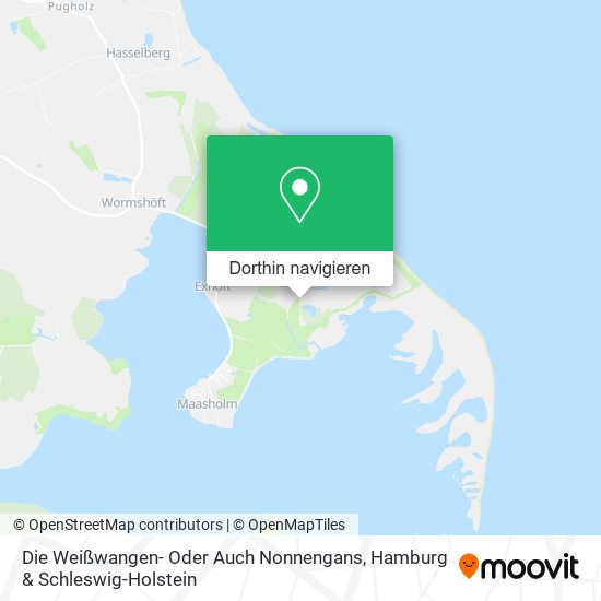 Die Weißwangen- Oder Auch Nonnengans Karte