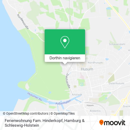 Ferienwohnung Fam. Hinderkopf Karte