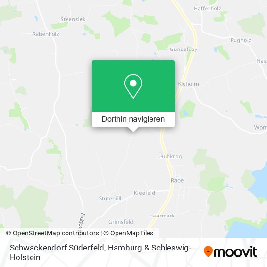 Schwackendorf Süderfeld Karte