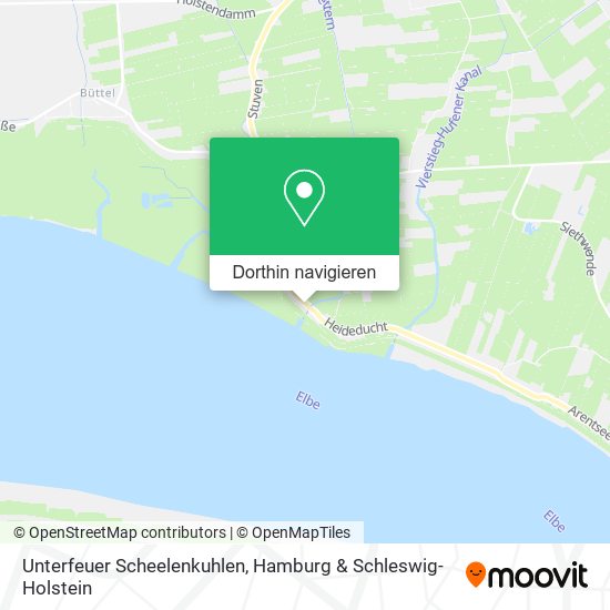 Unterfeuer Scheelenkuhlen Karte