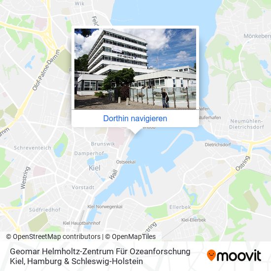 Geomar Helmholtz-Zentrum Für Ozeanforschung Kiel Karte