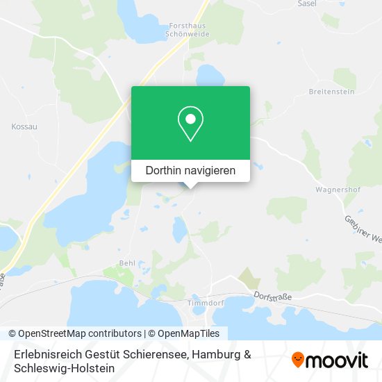 Erlebnisreich Gestüt Schierensee Karte