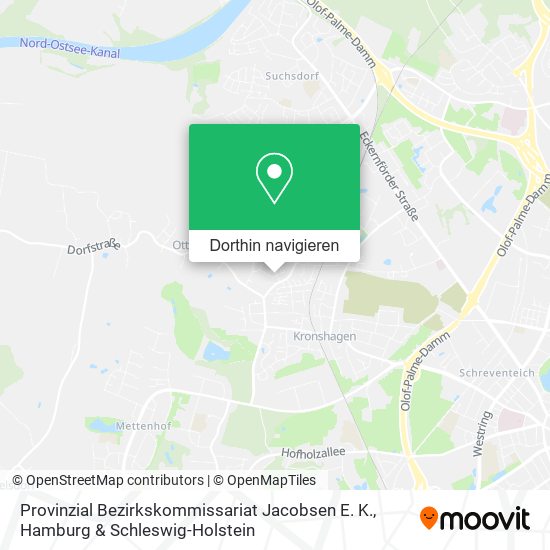 Provinzial Bezirkskommissariat Jacobsen E. K. Karte
